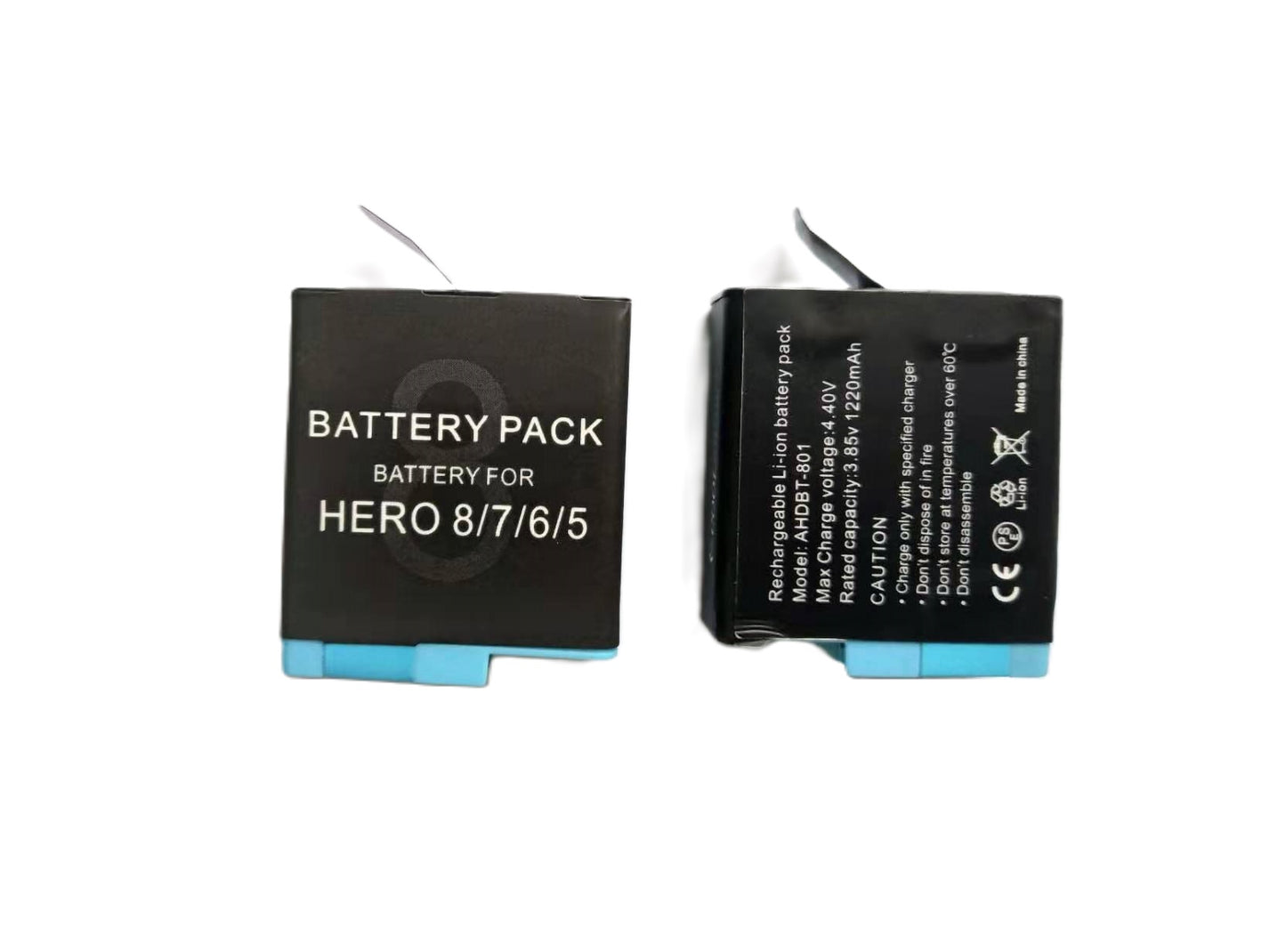 Baterie reincarcabila pt GoPro Hero 5 6 7 8 , 1220 mAh , 4.4 V