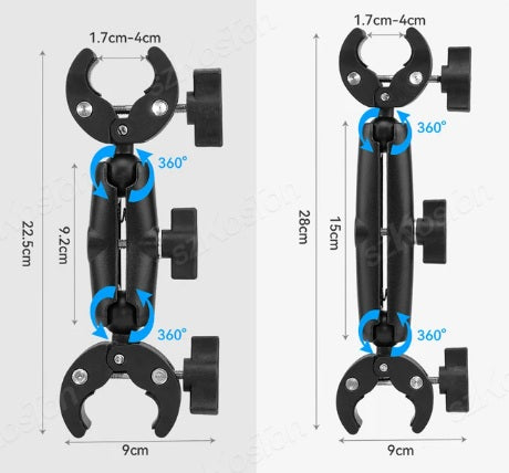 Prindere pt Ghidon Bicicleta/Motocicleta tip Menghina din Metal , 18,22,28 cm