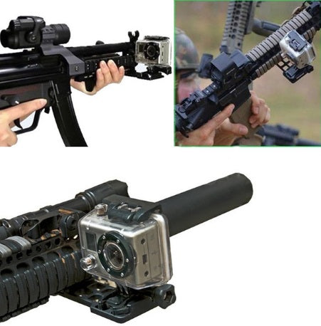 Adaptor de Prindere camera video sport pe Arma, Airsoft, Pistol
