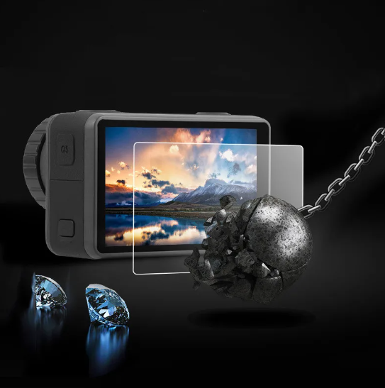 Set 3 x Folie protectie Sticla pt DJI OSMO Action 1 , H9