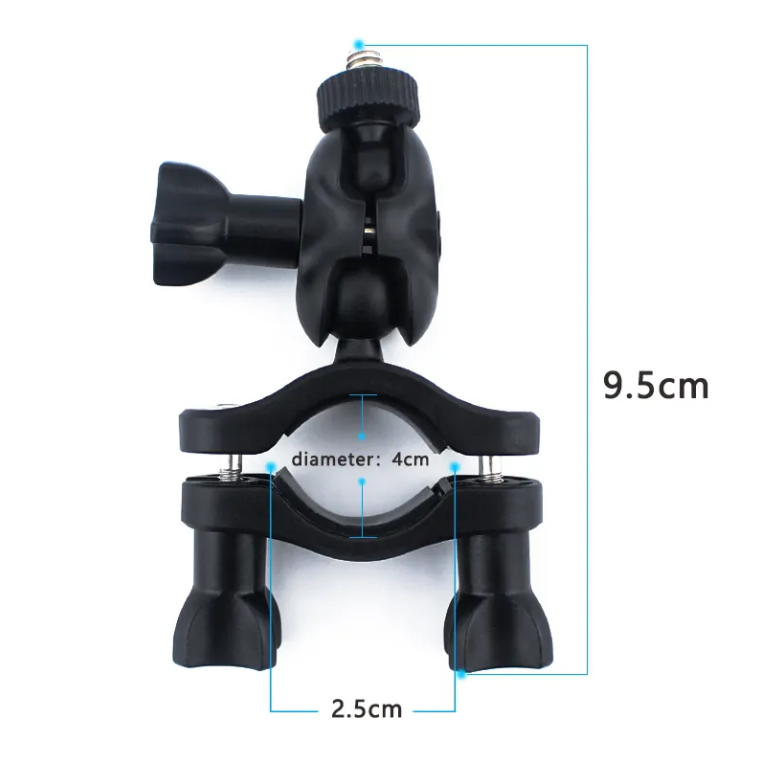 Prindere pt Ghidon,Furca Bicicleta/Motocicleta 360 Grade pt Camere Gopro , insta360 , DJI etc , Universal