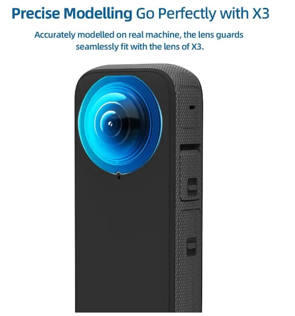 Protectie lentila pentru Insta360 ONE X3 din Sticla