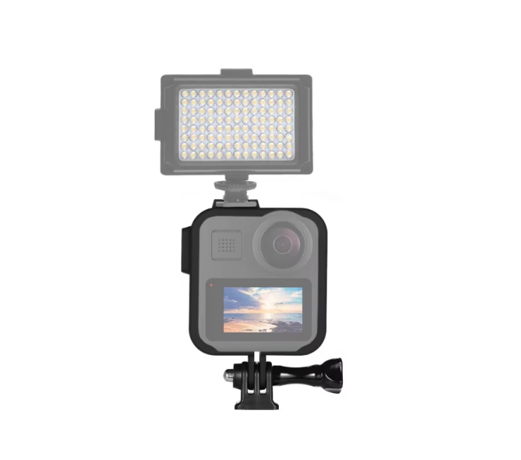Carcasa protectie pentru GoPro MAX cu clema prindere Quick Release si surub