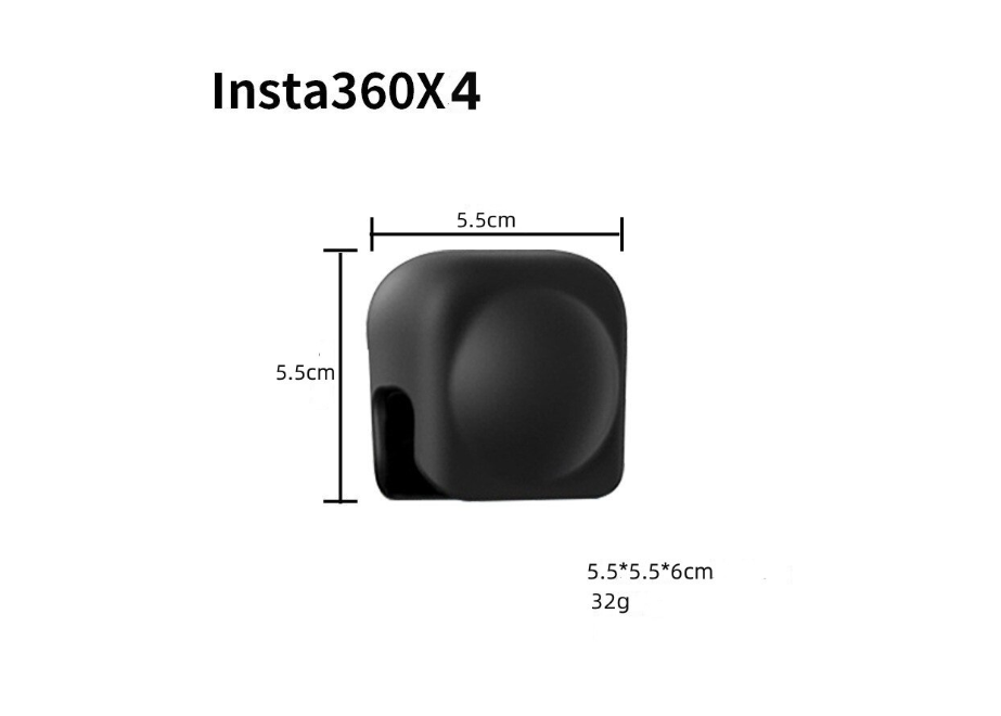 Capac de Protectii lentile pentru camera Insta360 One X5 X4 din Silicon, impotriva zgarieturi, lovituri, deteriorarile, Husa de protectie