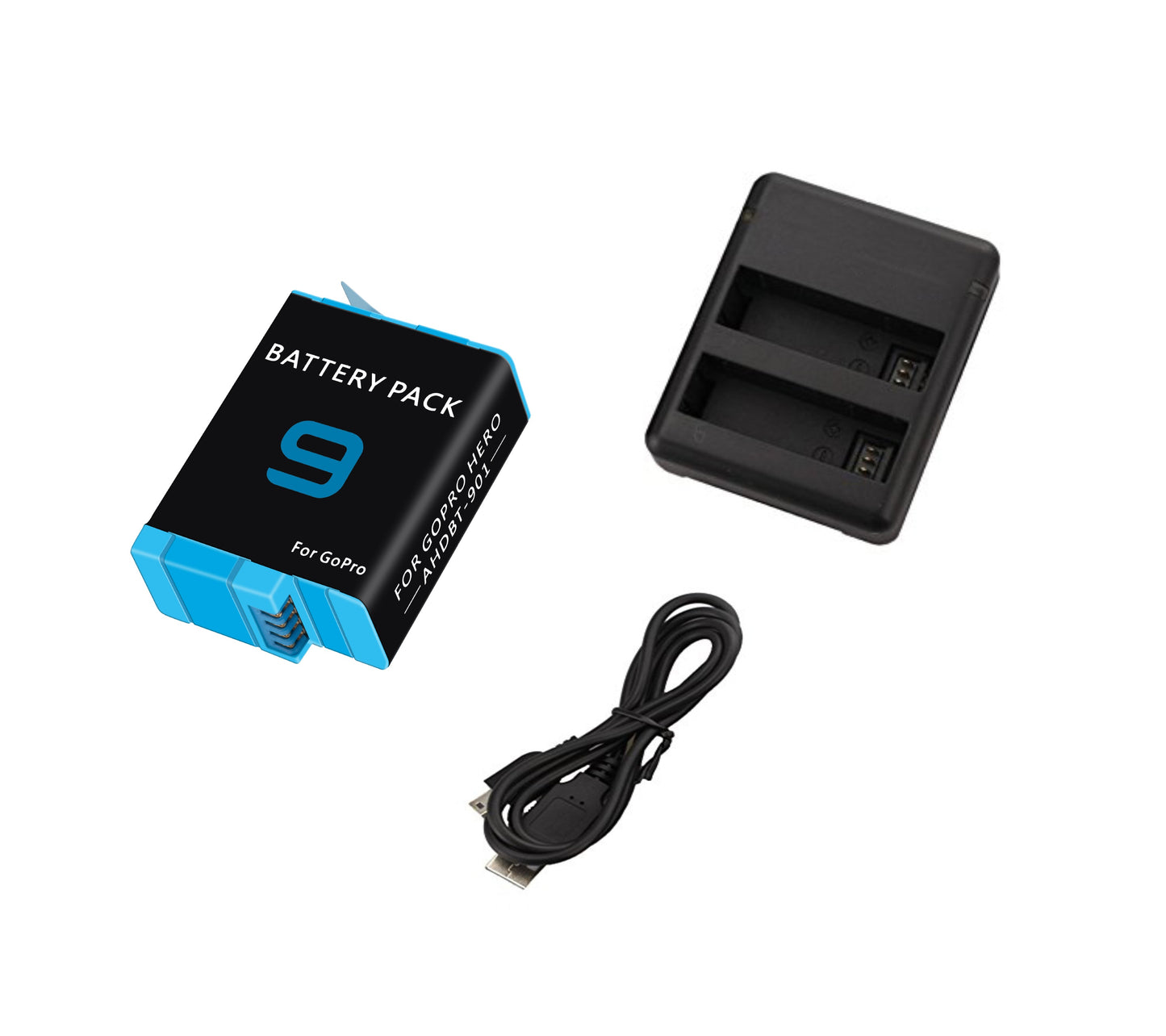 Baterie reincarcabila pt GoPro Hero 9 10 11 12 , 1800 mAh , 4.4 V, 6.93 Wh