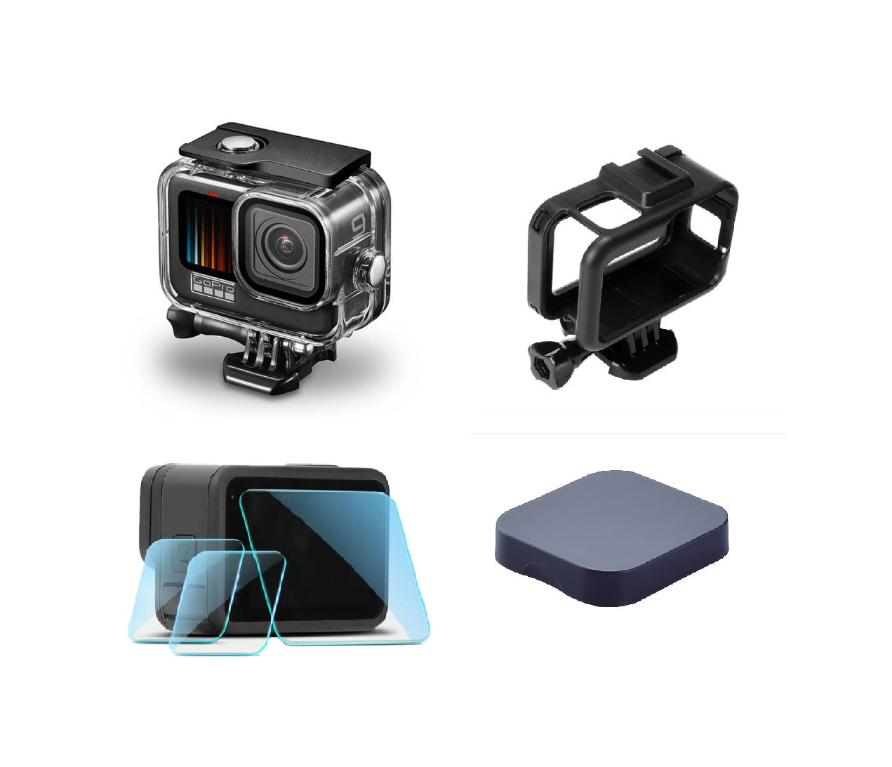 Set 4 accesorii pentru Gopro Hero 9-10-11-12,
