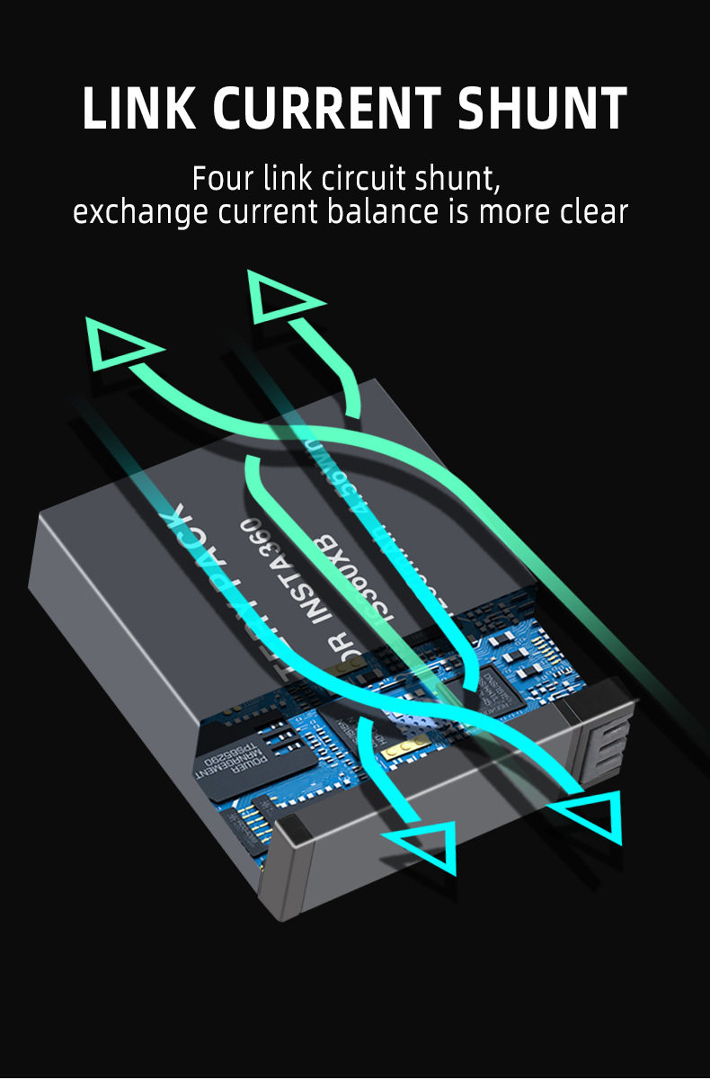 Baterie reincarcabila pt insta360 One X , 1200 mAh , 3.8 V , 4.56 Wh