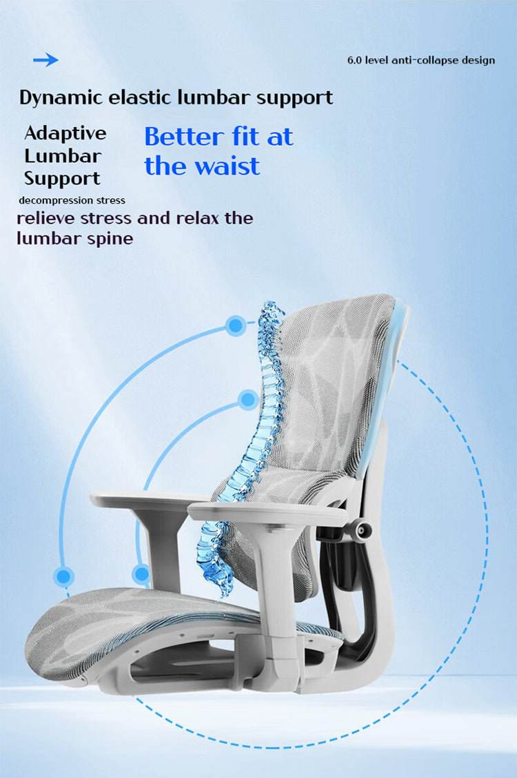 Scaun de Birou Ergonomic, inaltime spatar tetiera manere reglabile, Suport pentru picioare/Geaca Negru