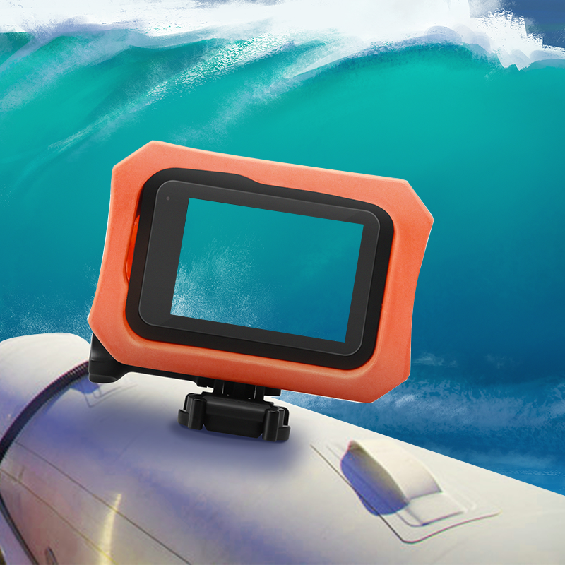 Husa Plutitor de Protectie pt Gopro Hero 9 , 10 , 11 , 12 si Hero 8 din Spuma eva , Portocaliu