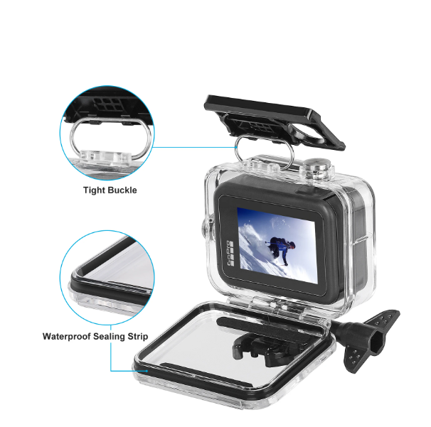 Set 4 accesorii pentru Gopro Hero 8 Hero 8 Black