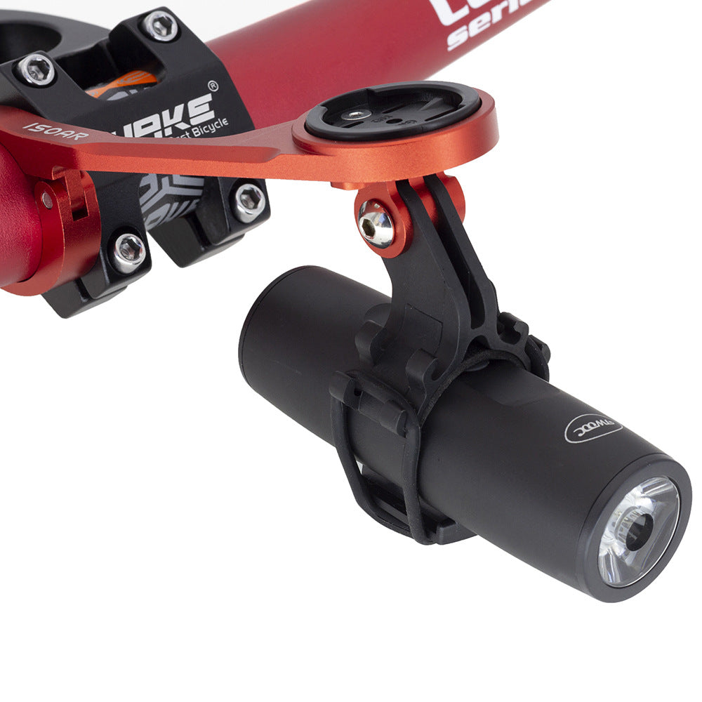 Suport din Aluminiu, Prindere Ciclocomputer pentru Ghidon Bicicleta Compatibil cu Garmin, Cateye, Bryton, Xoss, Magene, Universal, impreuna cu prindere pt Camere Video Sport Gopro, insta360, DJI Action sau Lanterna, Negru