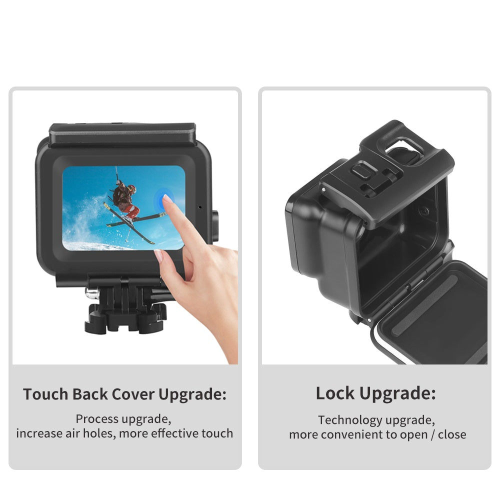 Carcasa de Protectie Subacvatica pt Gopro Hero 5 , 6 , 7 Negru WaterProof Case