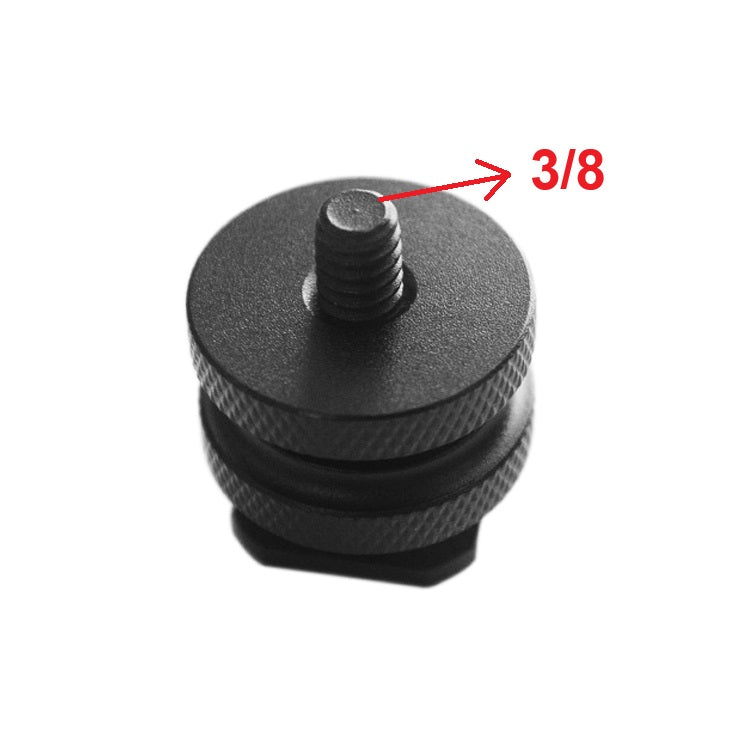 Adaptor Blitz cu Surub 3/8 montare cu doua punti pentru camere Foto, Video, Gopro, insta360, DJI, Sjcam, Universal