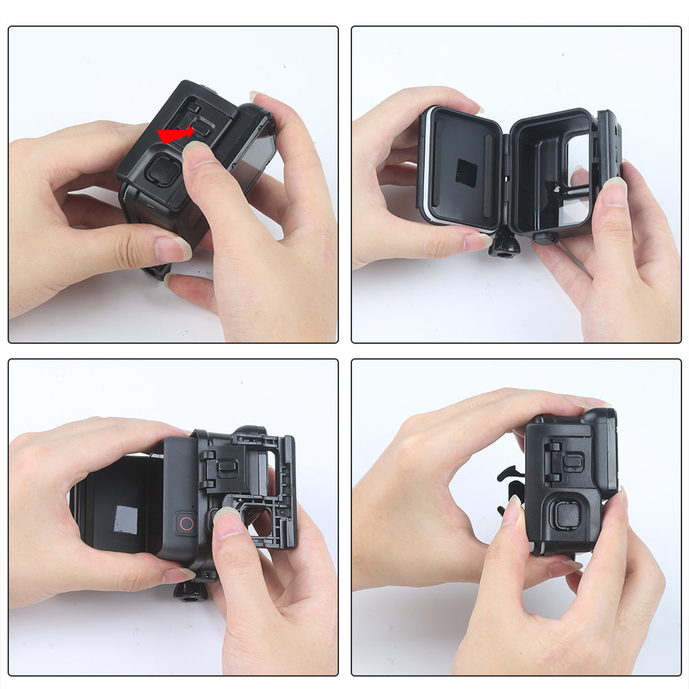 Carcasa de Protectie Subacvatica pt Gopro Hero 5 , 6 , 7 Negru WaterProof Case