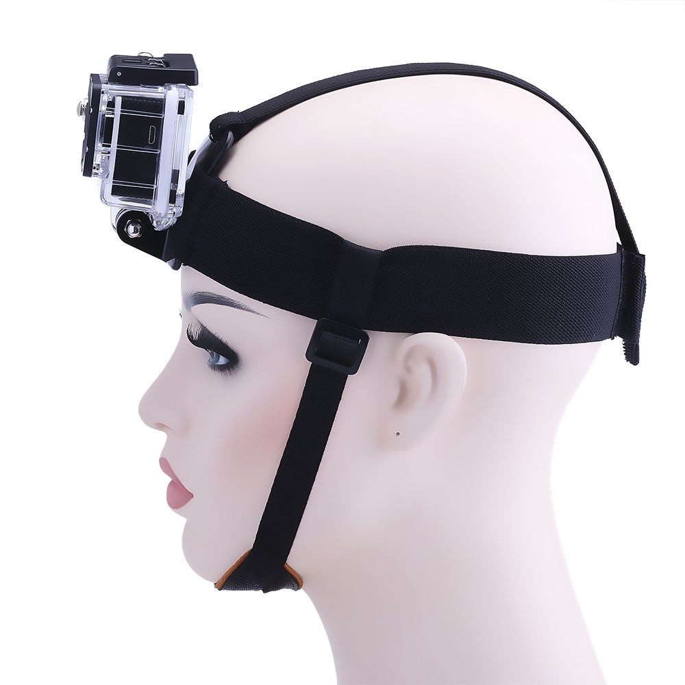 Sistem de prindere pe cap Headstrap cu extra fixare pe barbie