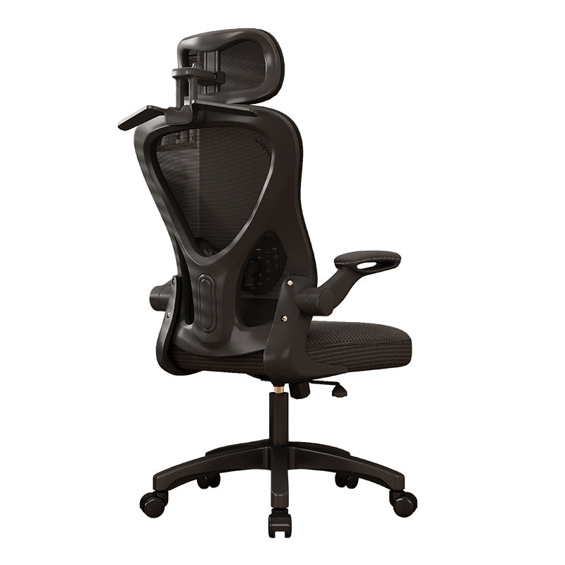 Scaun de Birou Ergonomic, inaltime tetiera reglabile , Suport pt Geaca , Negru