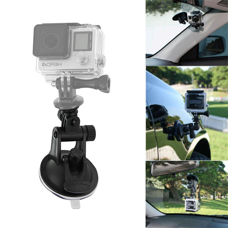 Ventuza Parbriz cu surub 1/4 Scurta pt Camere Gopro , insta360 , DJI etc Telefon , Universal