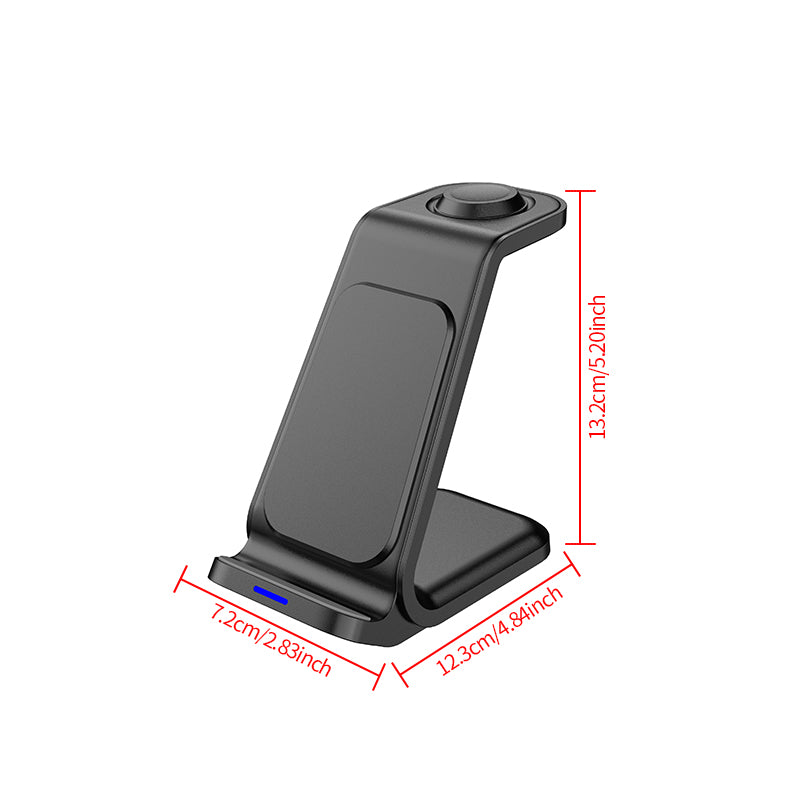 Încărcător wireless portabil 3 în 1, 15W