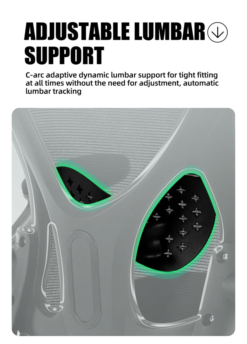 Scaun de Birou Ergonomic, inaltime tetiera reglabile , Suport pt Geaca , Negru
