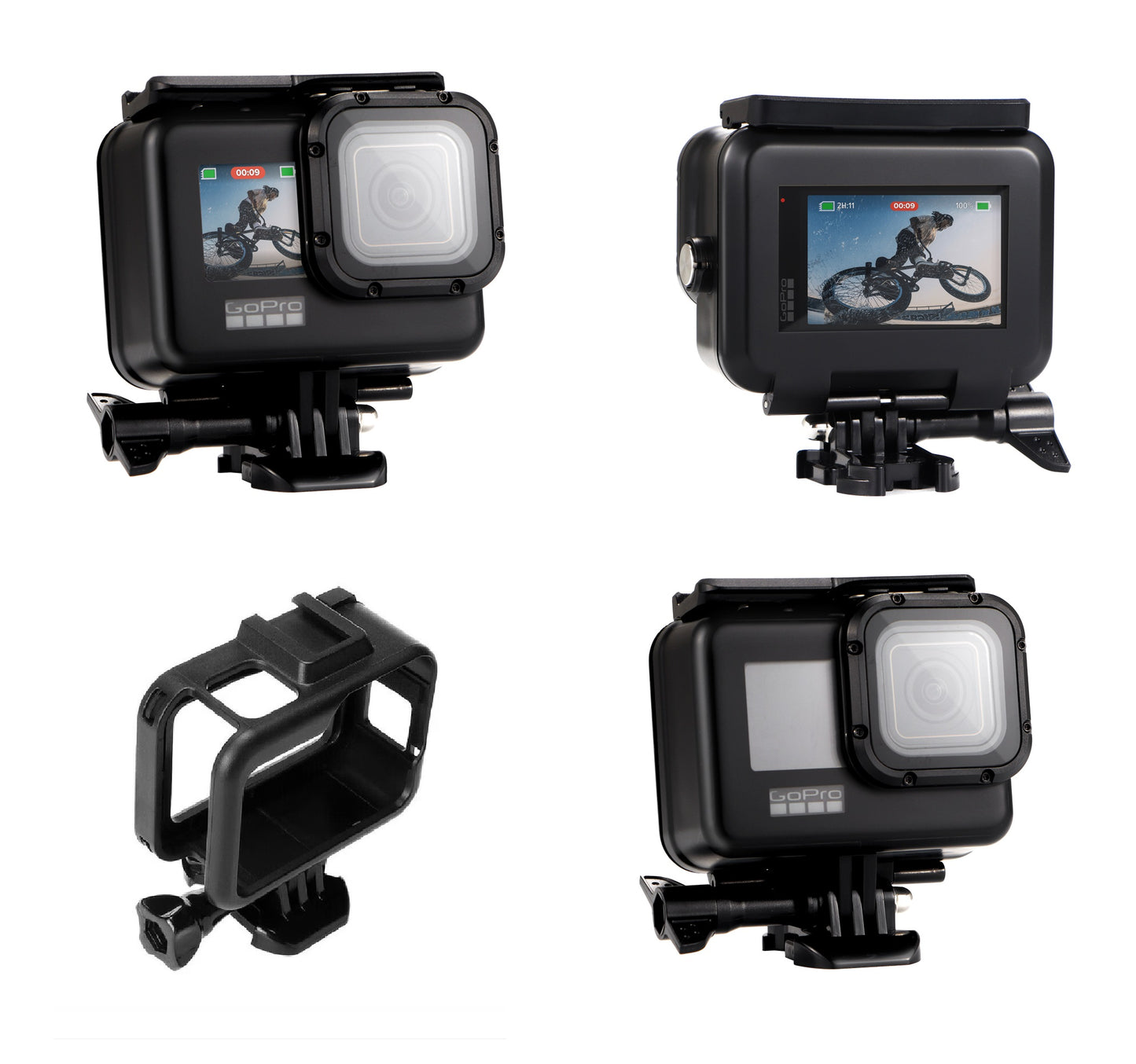 Carcasa Waterproof Negru pt GoPro Hero 9 10 11 12 13