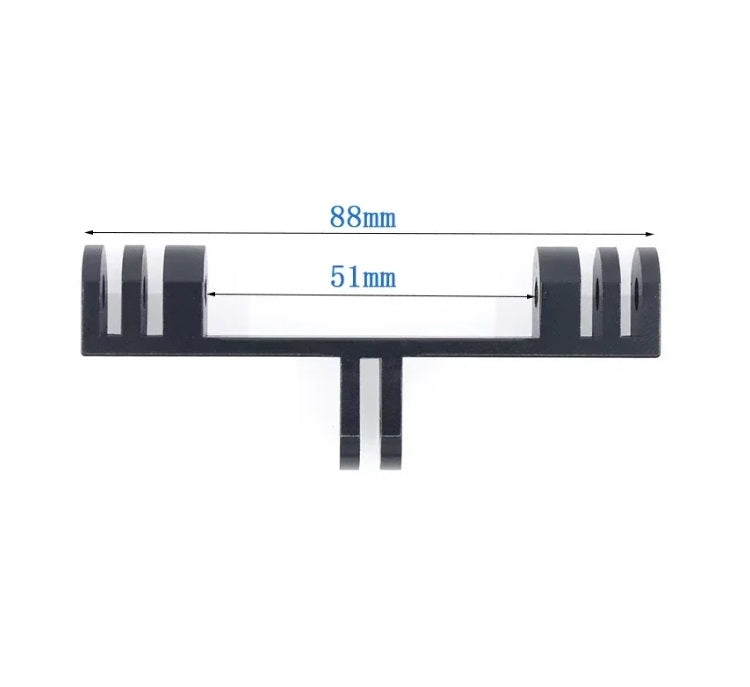 Suport/Adaptor Pentru Montare 2 Camere / Blitz/ microfon in aceeasi directie