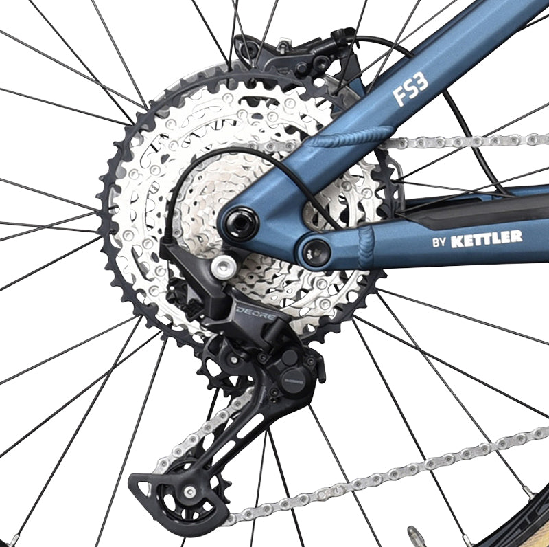 Bicicleta Electrica MTB E-bike, Kettler Scarpia FS3, Motor Shimano 85 NM, Baterie 750Wh, Roti 29 Fata 27.5 Spate , Negru