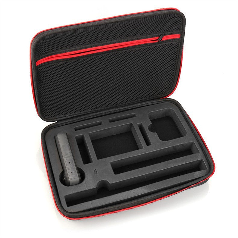 Geanta de protectie si transport pentru camere video sport Insta360 One X5 X4 X3 X2 X1 si Accesorii, 325X231X56 mm, L, Negru