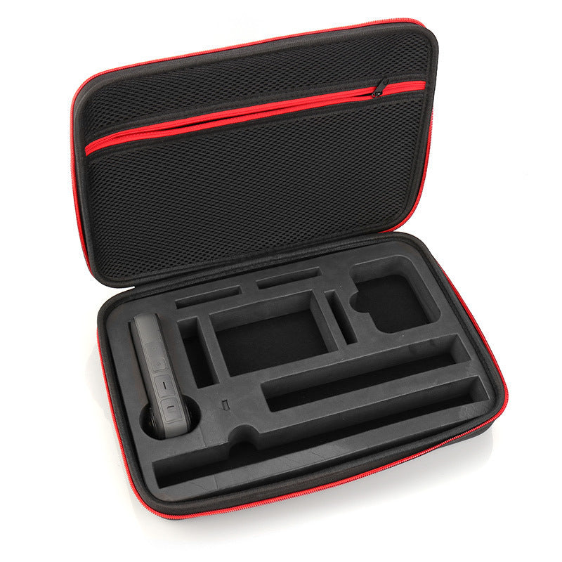 Geanta de protectie si transport pentru camere video sport Insta360 One X5 X4 X3 X2 X1 si Accesorii, 325X231X56 mm, L, Negru