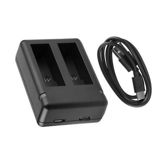 Incarcator cu doua sloturi pt insta360 Ace/Ace Pro