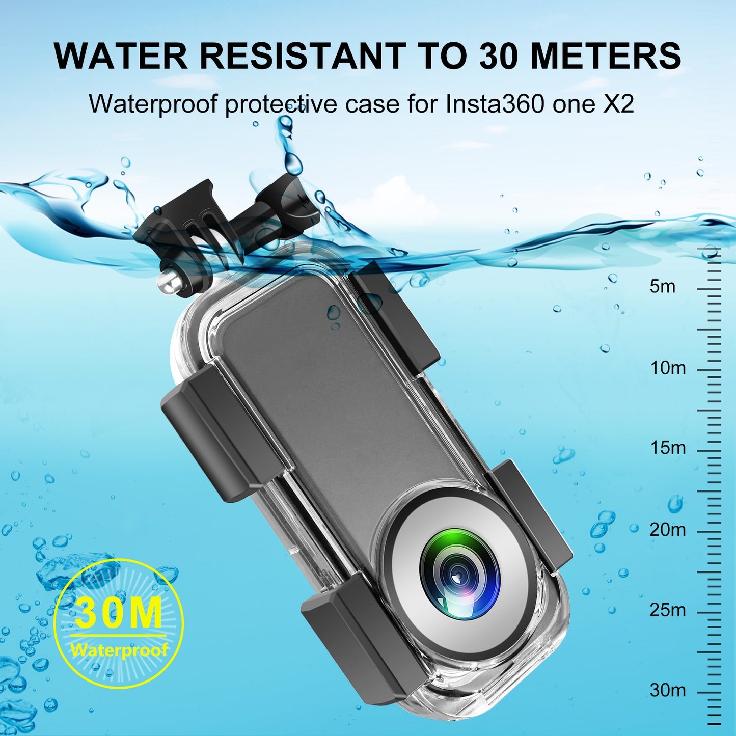 Carcasa Waterproof pt insta360 One X2
