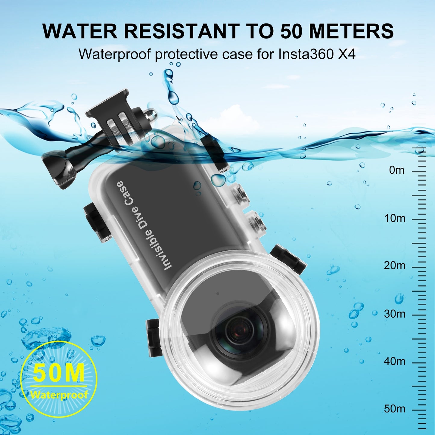 Carcasa Waterproof pt insta360 One X4