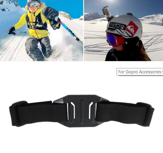 Prindere cu curea pt Casca Bicicleta Ski Open Face , Gopro , DJI , insta360