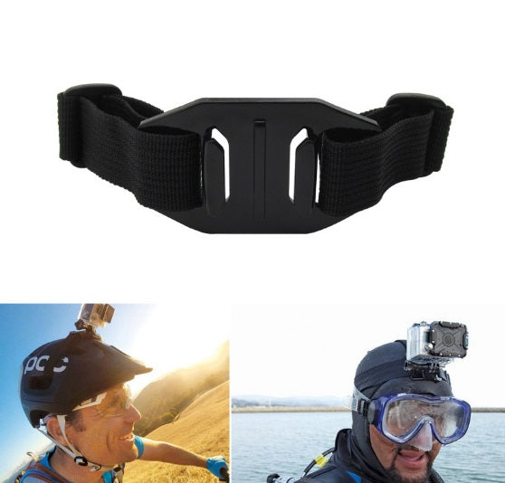 Prindere cu curea pt Casca Bicicleta Ski Open Face , Gopro , DJI , insta360
