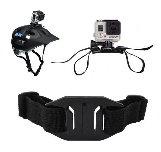 Prindere cu curea pt Casca Bicicleta Ski Open Face , Gopro , DJI , insta360