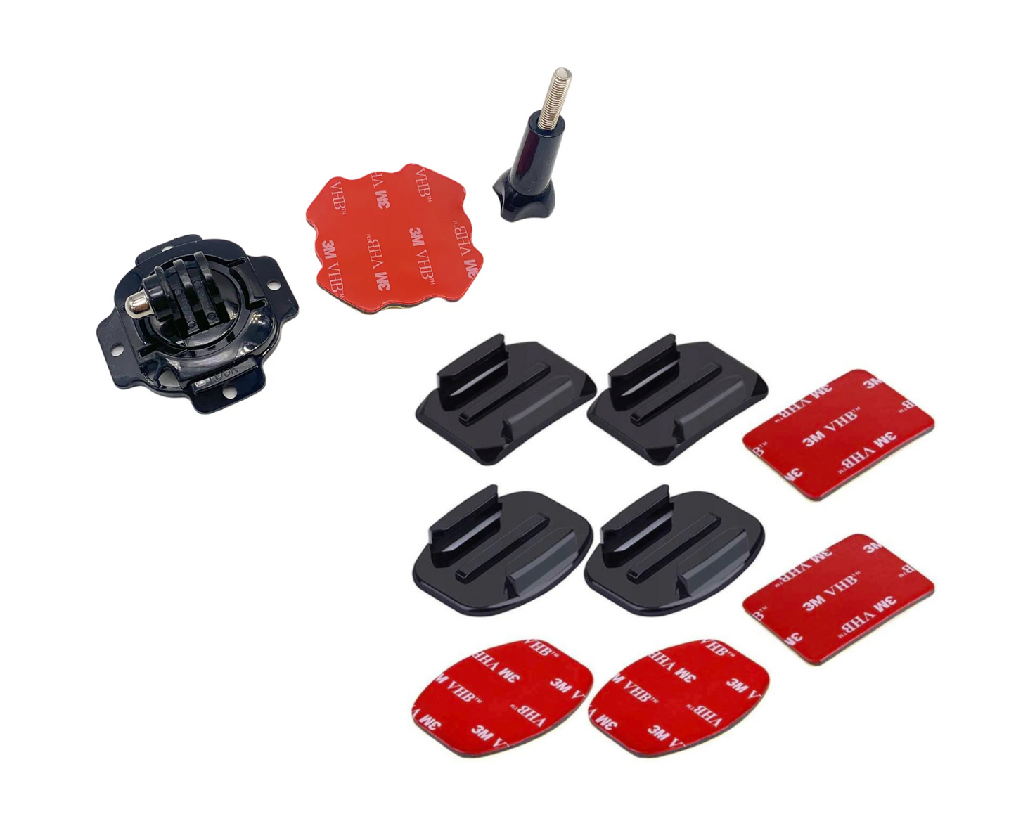 Set Sistem prindere cu adeziv banda 3M+ 1 Prindere 360 grade cu surub