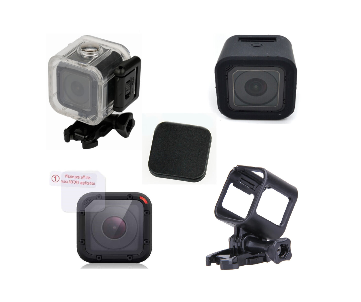 Set 5 accesorii pentru Camera video sport Gopro Session 4-5