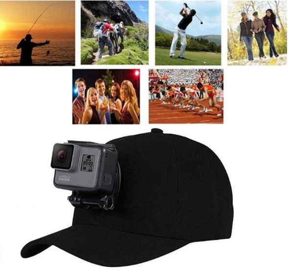 Sapca cu sistem de prindere camera
