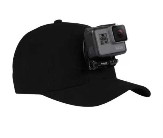 Sapca cu sistem de prindere camera