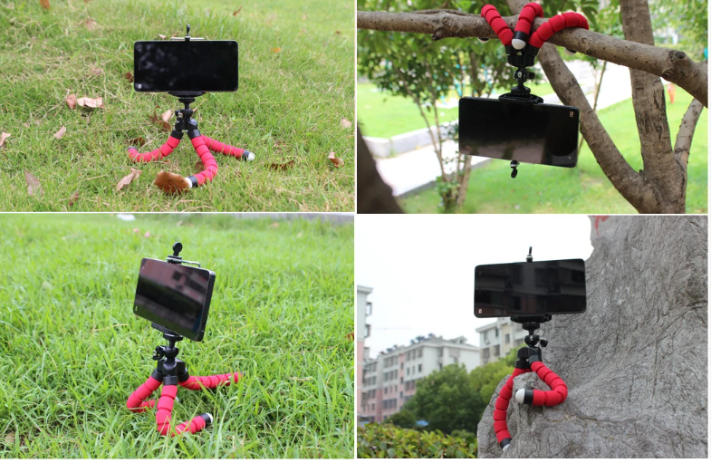 Trepied flexibil cu filet 1/4 pt camere Gopro , DJI , insta360 etc