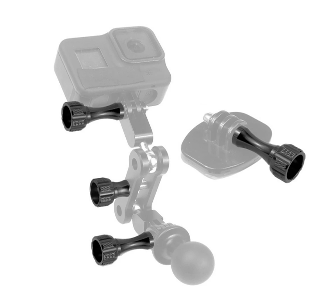 Set 3 Adaptoare de Extensii pt camere Gopro , insta360 , DJI etc din Aluminiu