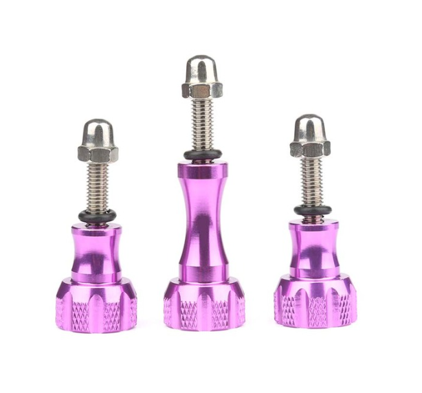 Set 3 Suruburi din Aluminiu CNC pt Gopro , DJI , insta360