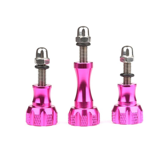 Set 3 Suruburi din Aluminiu CNC pt Gopro , DJI , insta360