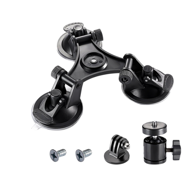 Sistem Fixare Cu 3 Ventuze 6,8 cm pt Camerele video