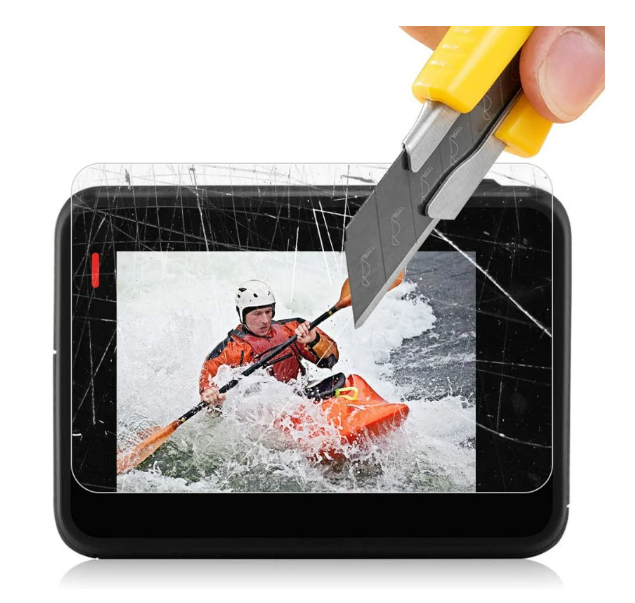 Set 2 x Folie protectie Sticla pt Gopro Hero 5 6 7 , H9