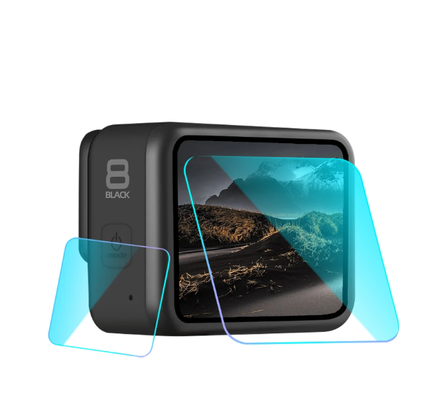 Set 3 x Folie protectie Sticla pt Gopro Hero 8 , H9