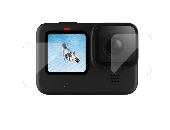 Set 3 x Folie protectie Sticla pt Gopro Hero 9 10 11 12 , H9
