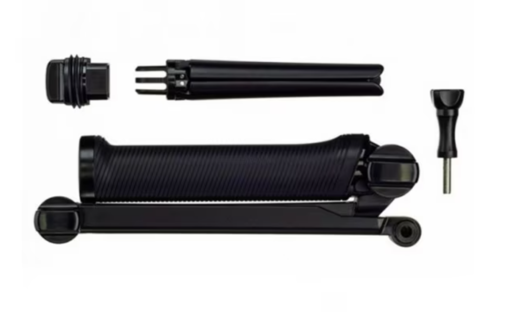 Selfie Stick 3 Tronsoane cu Mini Trepied si Maner Flotant