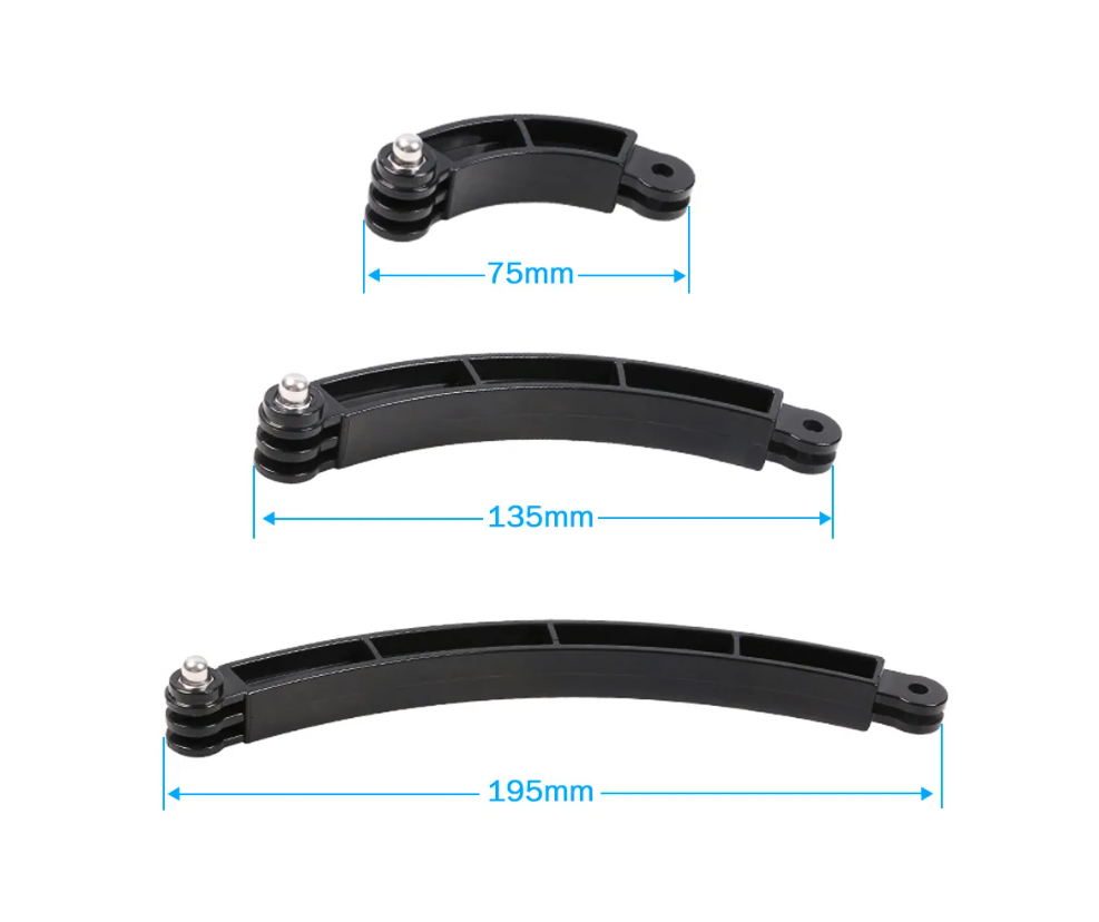Set 3 Adaptoare de Extensii pt camere Gopro , insta360 , DJI etc