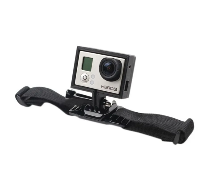 Prindere cu curea pt Casca Bicicleta Ski Open Face , Gopro , DJI , insta360