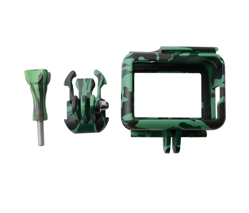 Carcasa Protectie/Prindere pt GoPro Hero 5 , 6 , 7 Maro , Gri , Verde Rama/Frame